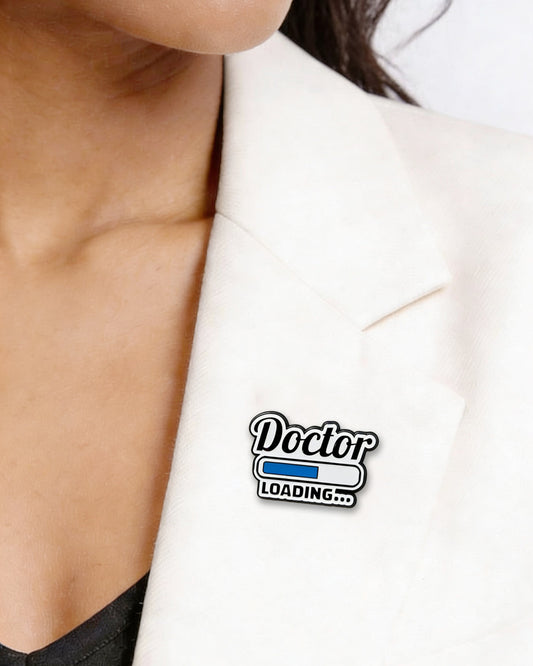 Enamel Pin - Doctor Loading