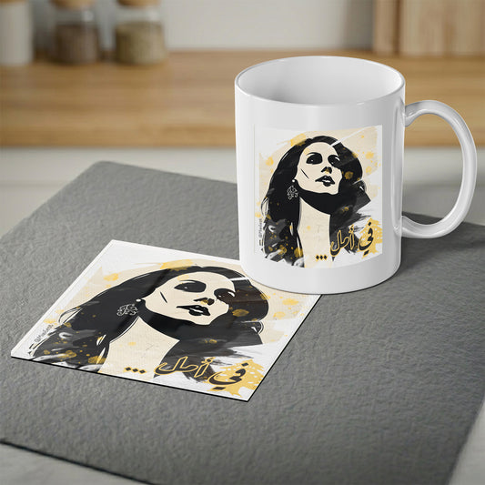 Magnetic Coaster 2-in-1, Fairouz-Fi Amal