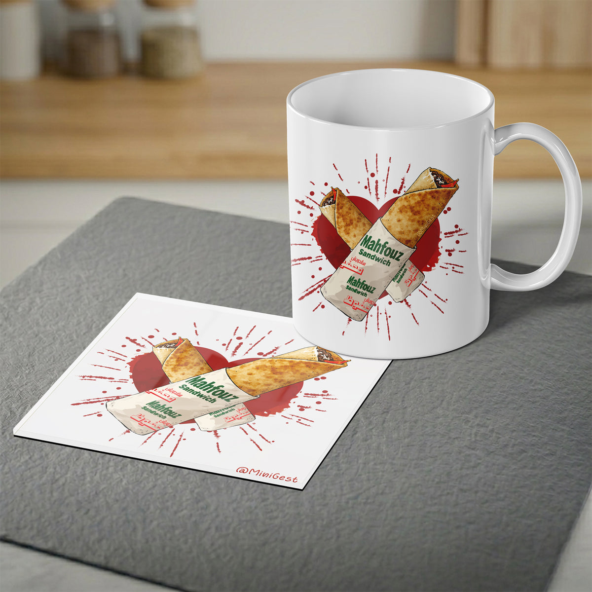 Magnetic Coaster 2-in-1, Hobk b Albi Mahfouz