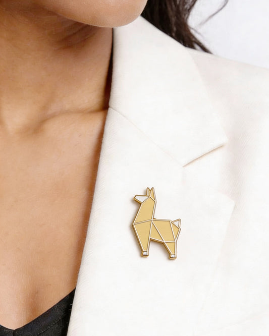 Enamel Pin - Llama Origami