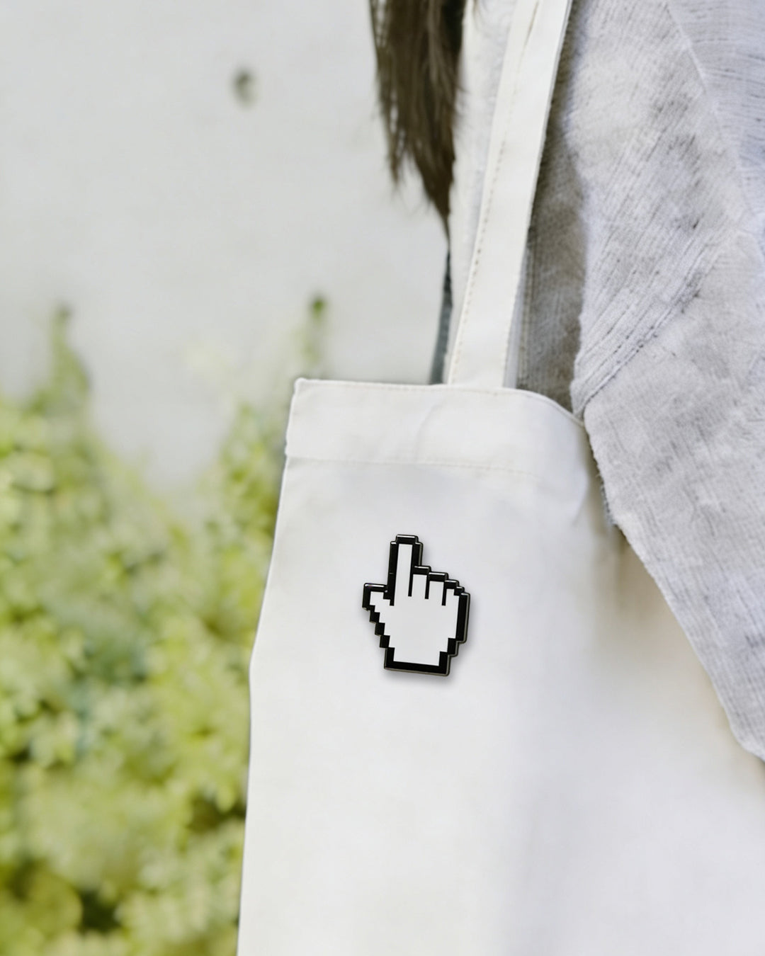 Enamel Pin - Pixelated Hand Pointer