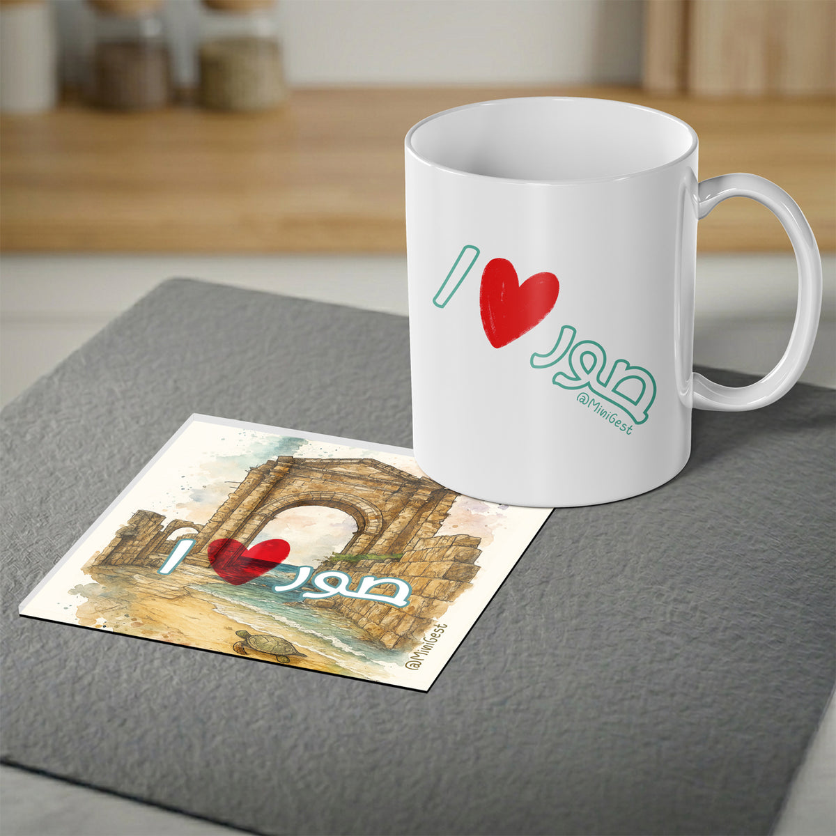 Magnetic Coaster 2-in-1, Roman Triumph Arch